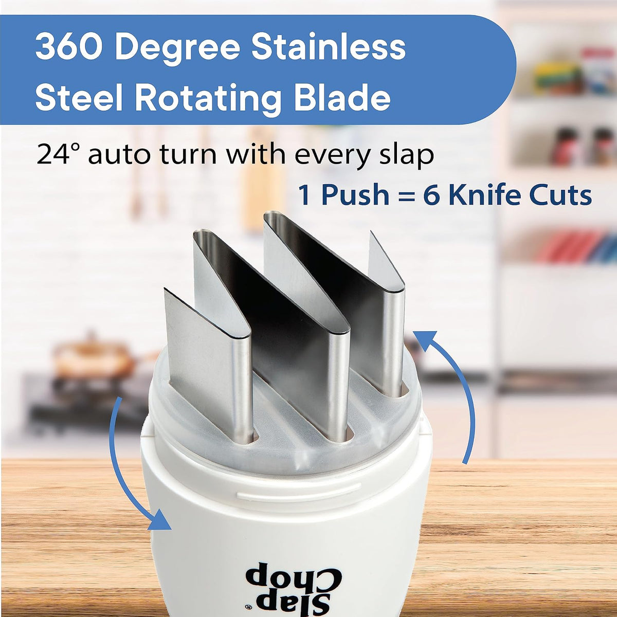 Original Slicer with Stainless Steel Blades & Cheese Graty | Manual Food Chopper & Twist Grater for Cheese, Vegetables, Salad Toppings, & More | Lightweight & Easy to Clean