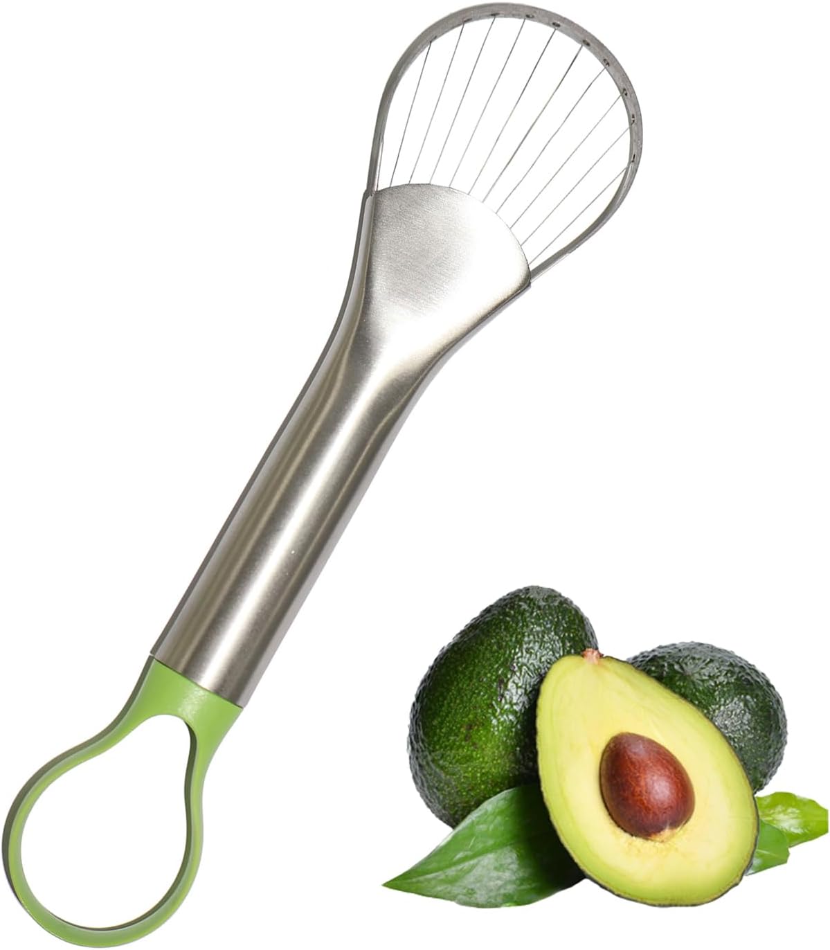 2-in-1 Avocado Slicer & Pitter, Stainless Steel Kitchen Tool
