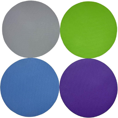 4 Pack Rubber Jar Opener Grippers, 4.9 Inch Round Bottle Opener, Jar Opener for Seniors with Arthritis(Blue,Red,Green,Yellow)