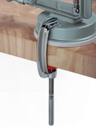 Apple Master-Apple, Potato, Parer, Slicer & Corer with Vacuum Base & Clamp,Red