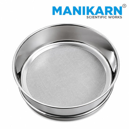 Test Sieve 8 Inch (200mm) – 250 Micron Mesh, ASTM No. 60 – Grade 304 Stainless Steel Frame & Mesh – Laboratory Sieve for Soil, Sand, and Particle Size Analysis