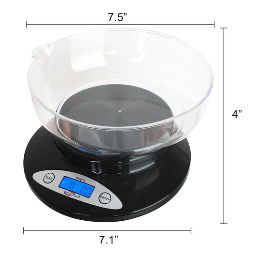Electronic Kitchen Scale - 2810-2KG black
