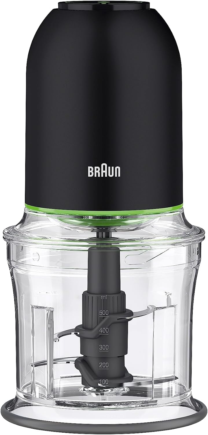 EasyPrep™ Mini Food Processor, 4 cup, Two Speed Pulse, QuadBlade | #1 Hand Blender Brand, Chop, Mince, Puree, Crush, One Hand Control, Removable Blades