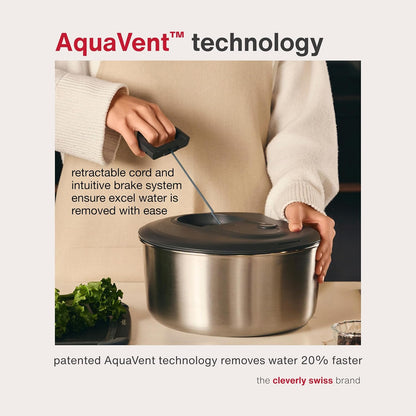 Classic Easy Spin Salad Spinner, 2–4 Servings, Small