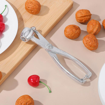 Metal Cherry Pitter for Jujube and Olive Core Removal Silver