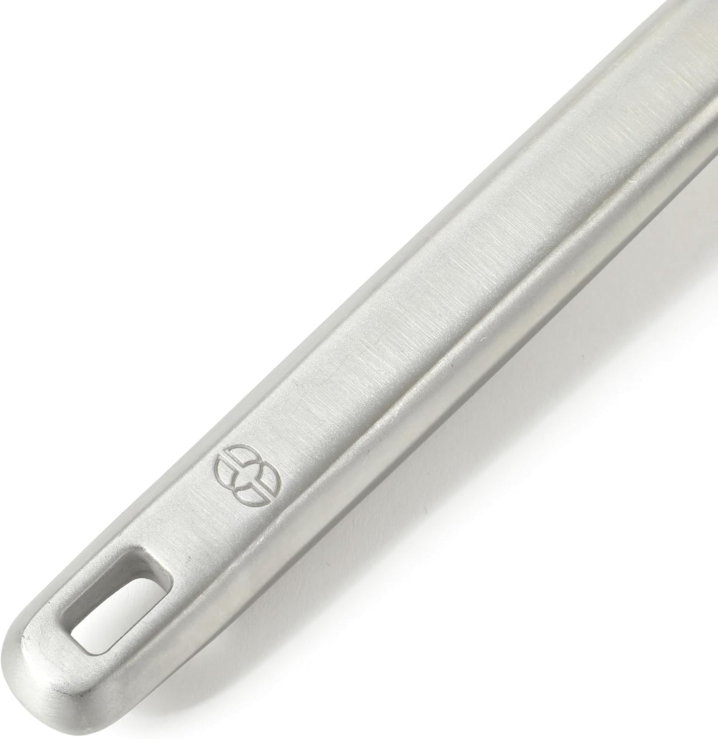 Prime Pasta Server, Stainless Steel Pasta Serving Spoon for Spaghetti, Noodles & Pasta, Heavy-Gauge Heat-Resistant Utensil with Weighted Handle