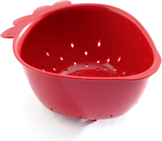 Red Strawberry Colander, Mini