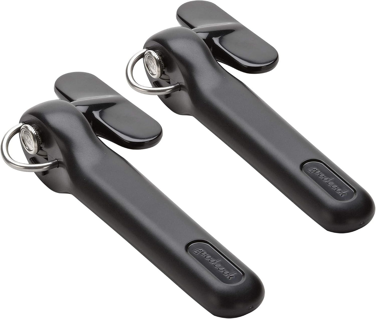 Everyday Safe-Cut Manual Can Opener, Set of 2 – Heavy Duty Can Opener with Safe Cut Lid Lifter, Smoothly Cuts & Removes Lids, Hands-Free Lid Disposal, Easy to Use Kitchen Tool