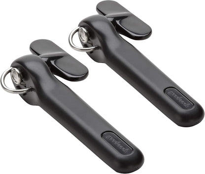 Everyday Safe-Cut Manual Can Opener, Set of 2 – Heavy Duty Can Opener with Safe Cut Lid Lifter, Smoothly Cuts & Removes Lids, Hands-Free Lid Disposal, Easy to Use Kitchen Tool
