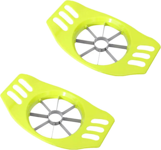 Apple Cutter Professional Apple Slicer Apple Corer Tool, Green, 2 PCS | Stainless Steel, Fruit Corer, For Kitchen, Fruits, Vegetables