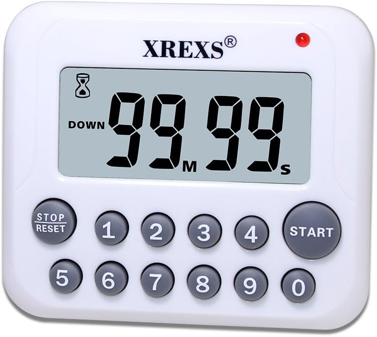 Digital Kitchen Timer Magnetic Countdown Up Cooking Timer Clock