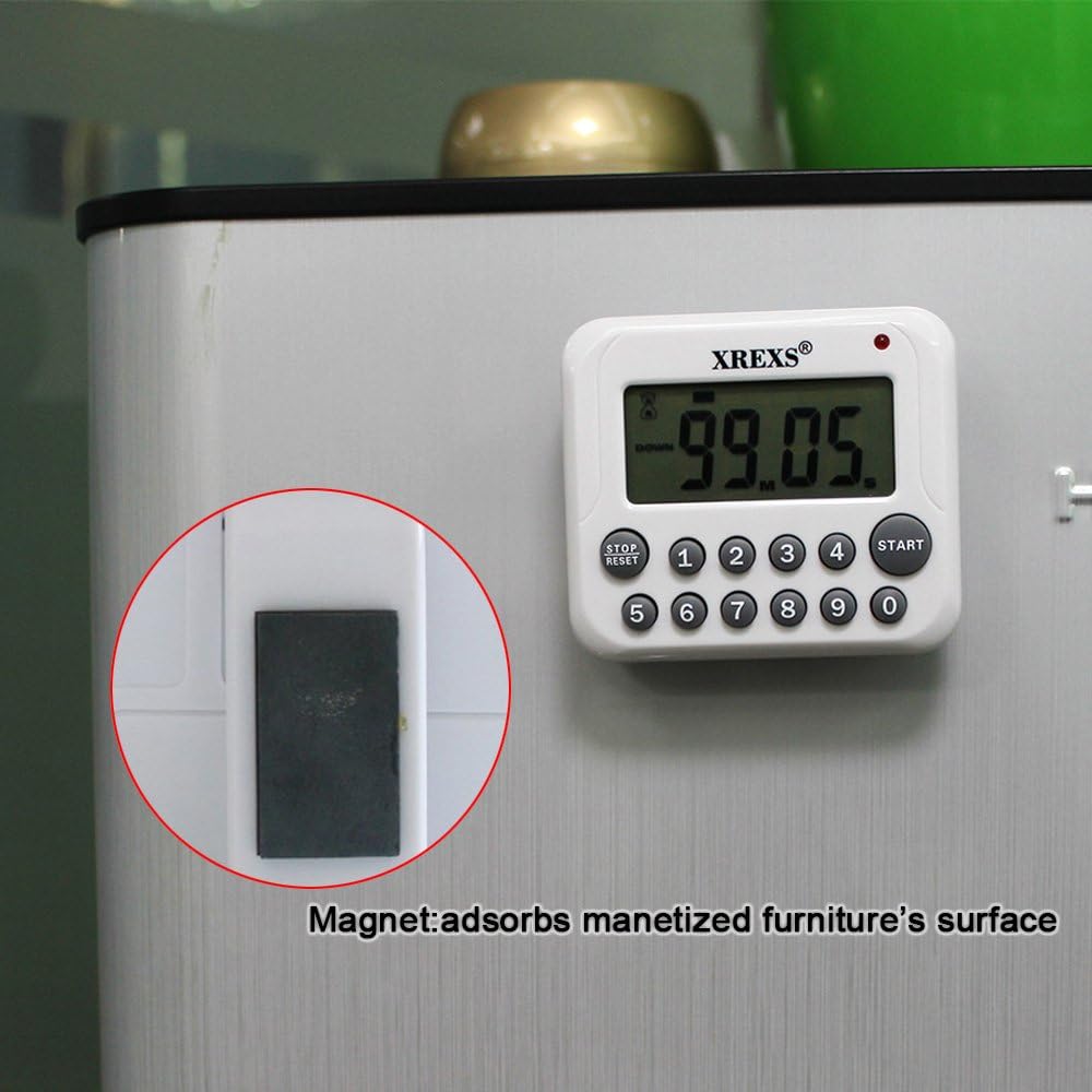 Digital Kitchen Timer Magnetic Countdown Up Cooking Timer Clock