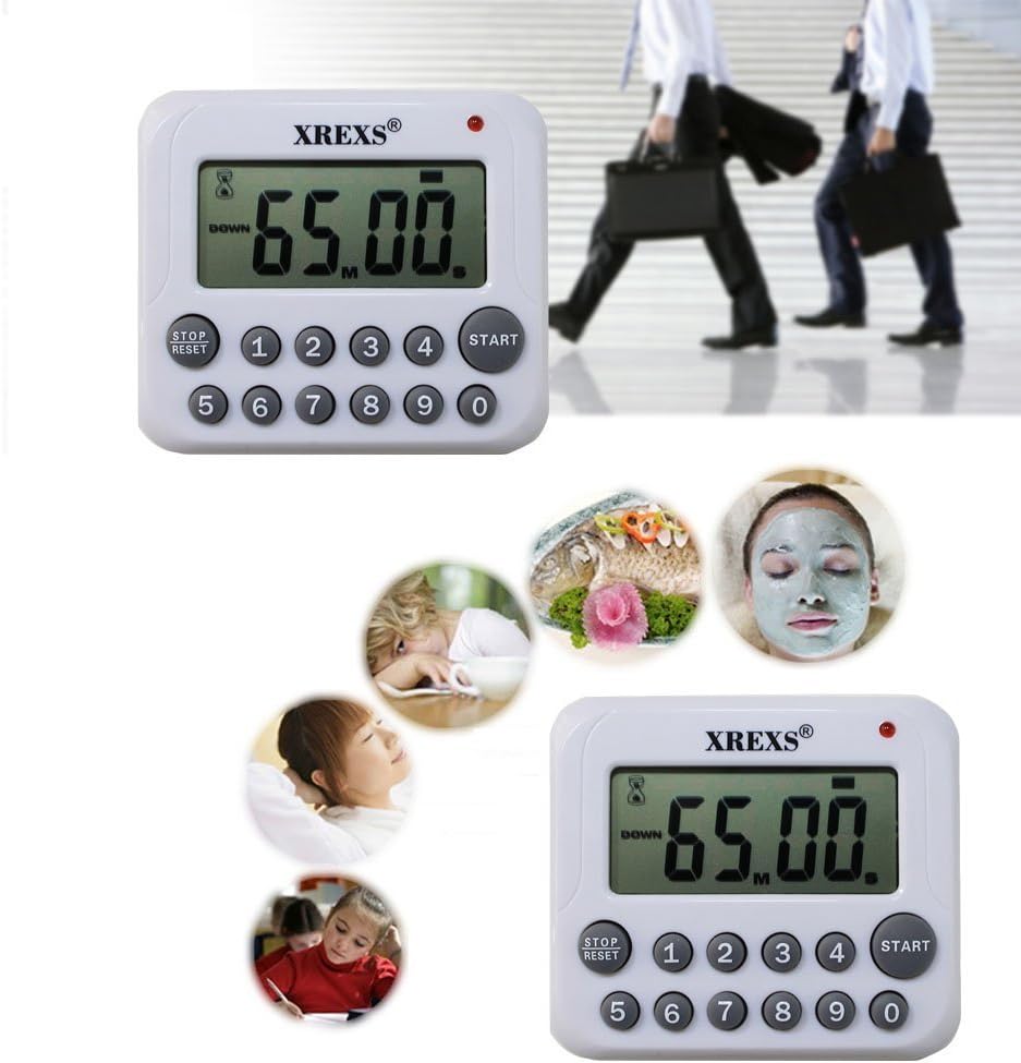Digital Kitchen Timer Magnetic Countdown Up Cooking Timer Clock