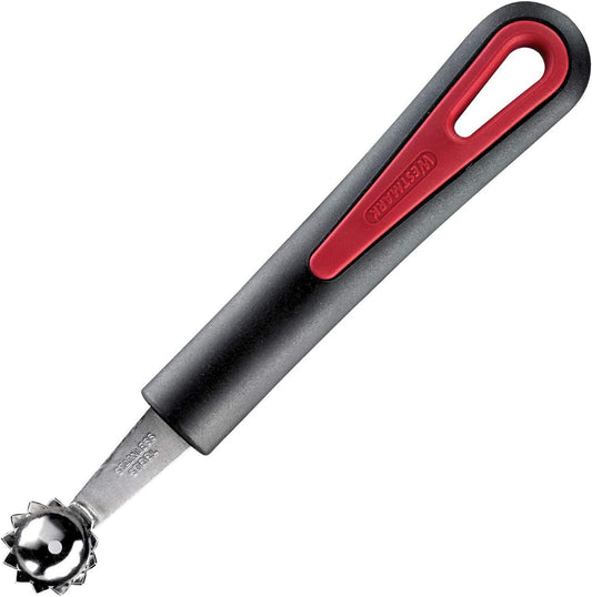 Germany Stainless Steel Tomato and Strawberry Stem Remover Corer (Red/Black)