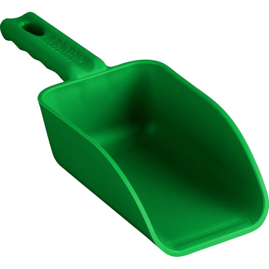 Vikan 63002 Color-Coded Plastic Hand Scoop - BPA-Free Food-Safe Kitchen Utensils, Restaurant and Food Service Supplies, 16 oz, Green