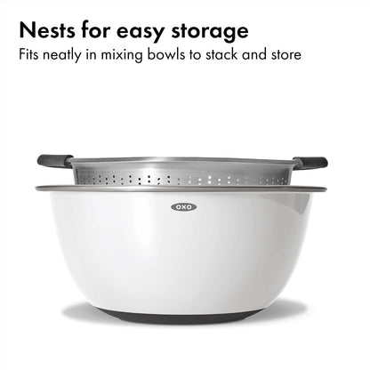 Good Grips Strainer - 5 Qt Capacity, Stainless Steel