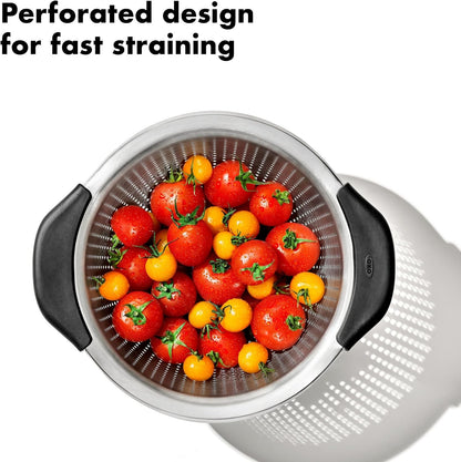 Good Grips Strainer - 5 Qt Capacity, Stainless Steel