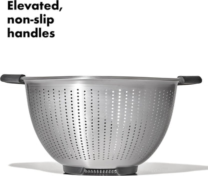 Good Grips Strainer - 5 Qt Capacity, Stainless Steel
