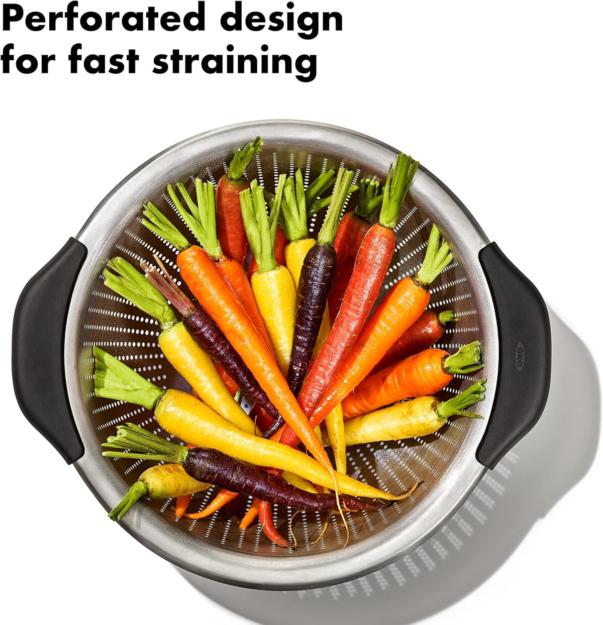 Good Grips Strainer - 5 Qt Capacity, Stainless Steel