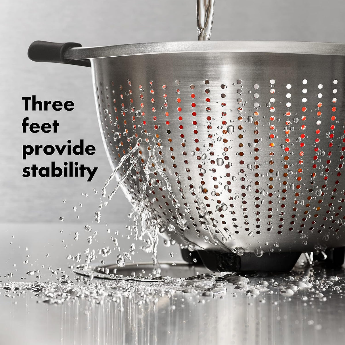 Good Grips Strainer - 5 Qt Capacity, Stainless Steel