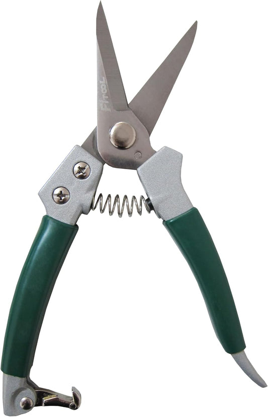 Floral Pruning Shears, Aluminium Handle With Stainless Steel Needle Nose Blade, for Arranging Flowers, Trimming Plants and Harvesting Herbs, Fruits or Vegetables, Florist Scissors 8-Inch (Straight)
