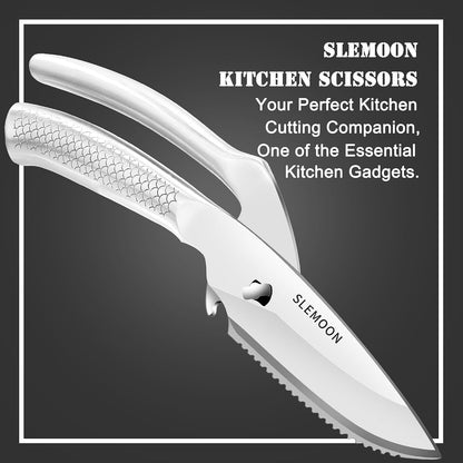 Heavy Duty Kitchen Poultry Shears Professional Food Scissors Black