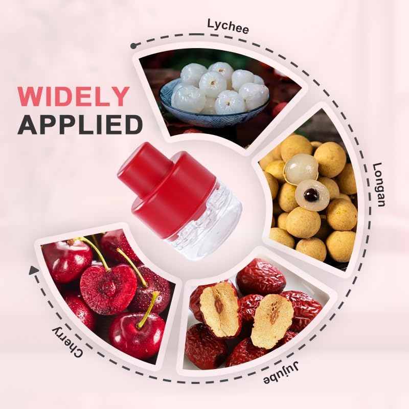 Cherry Pitter, 2025 New Quickly Multiple Cherries Seed Remover Cherry Pitter Multiple, Upgrade Multi-Function Cherry Pitters Core Remover 7-Hole Cherrys Pitters Tool (1, White)