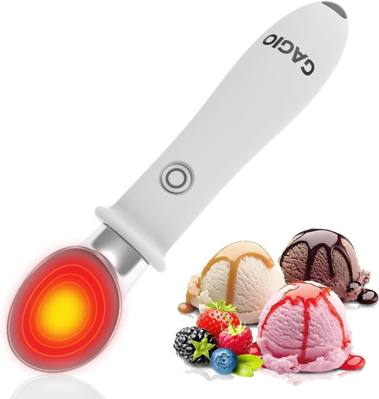 Heated Ice Cream Scoop, Rechargeable Electric Ice Cream Scooper