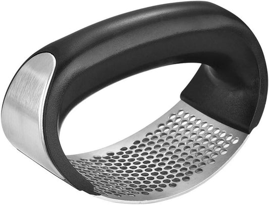 Garlic Press Rocker, Very Durable, has a Curved, Comfortable Handle Design That can be Easily Squeezed Even for People with Weak Grip or Small Hands