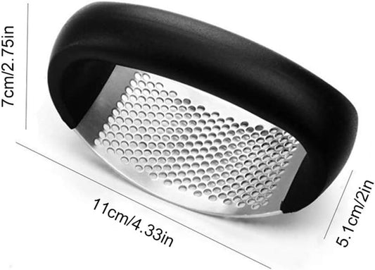 Garlic Press Rocker, Very Durable, has a Curved, Comfortable Handle Design That can be Easily Squeezed Even for People with Weak Grip or Small Hands
