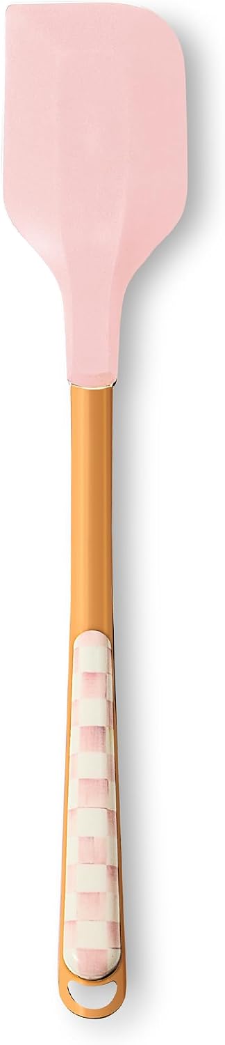 Silicone Spatula, Black-and-White Courtly Check