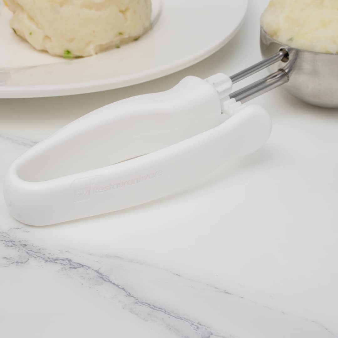 Ice Cream Scoop 1 Case 1.4 oz Stainless Steel Portioner Commercial Kitchen Tool Comfortable Grip Dishwasher-Safe Ambidextrous Handle