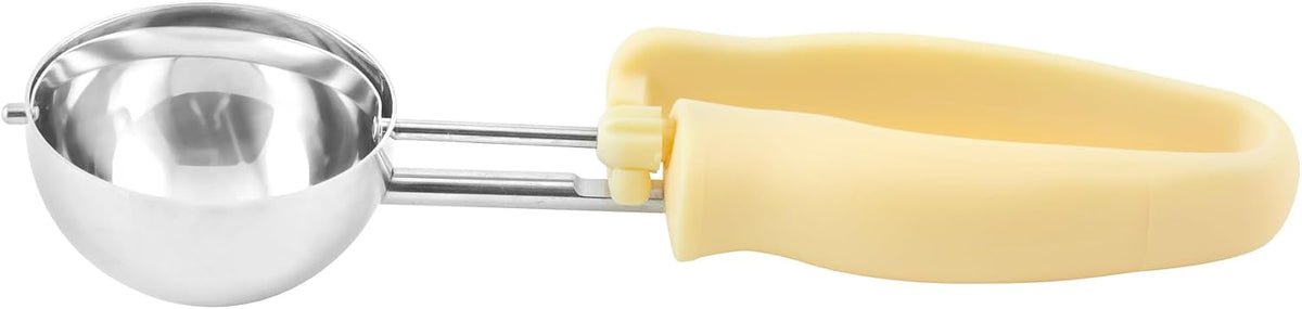 Ice Cream Scoop 1 Case 1.4 oz Stainless Steel Portioner Commercial Kitchen Tool Comfortable Grip Dishwasher-Safe Ambidextrous Handle