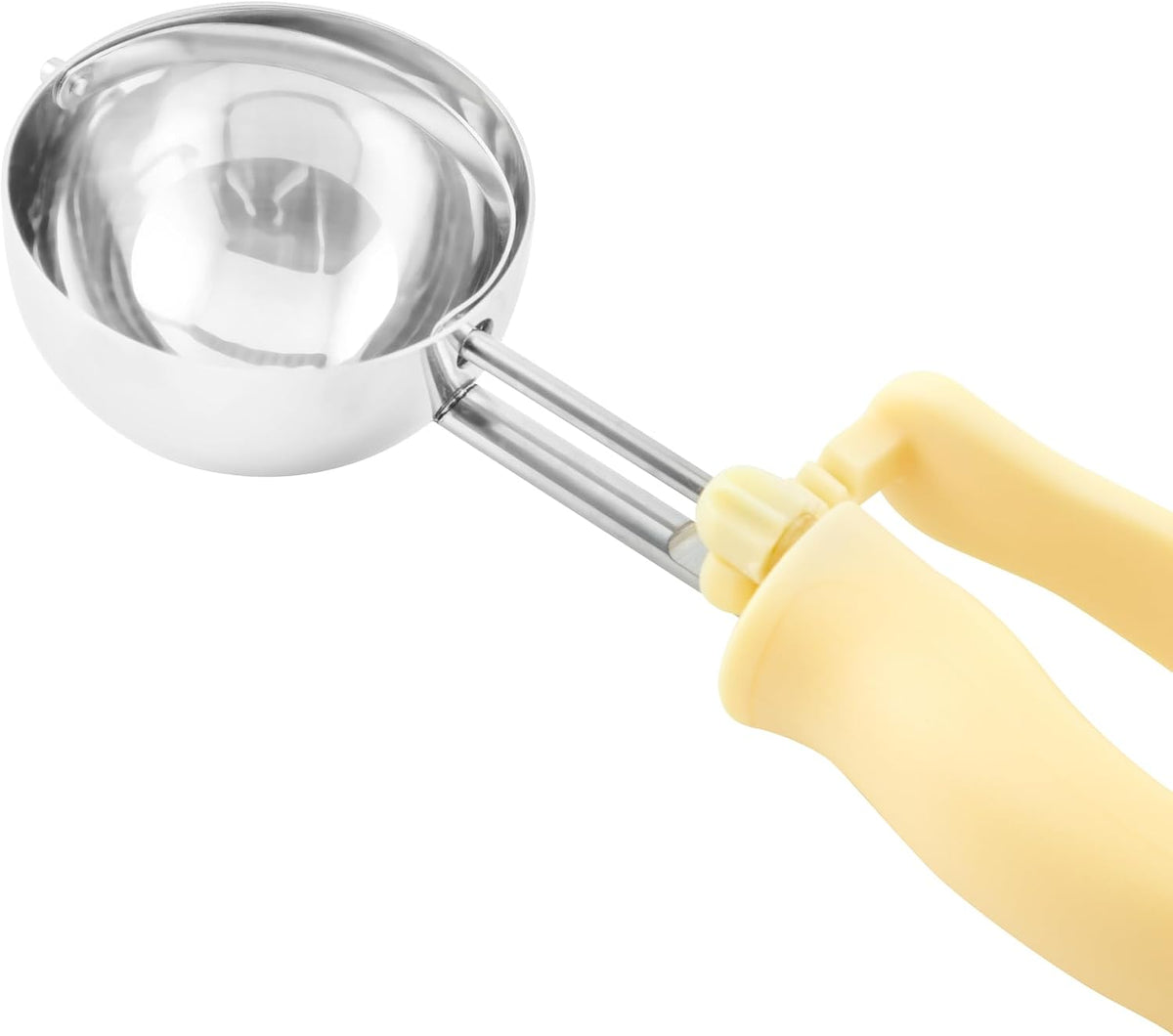 Ice Cream Scoop 1 Case 1.4 oz Stainless Steel Portioner Commercial Kitchen Tool Comfortable Grip Dishwasher-Safe Ambidextrous Handle
