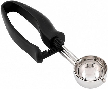 Ice Cream Scoop 1 Case 1.4 oz Stainless Steel Portioner Commercial Kitchen Tool Comfortable Grip Dishwasher-Safe Ambidextrous Handle
