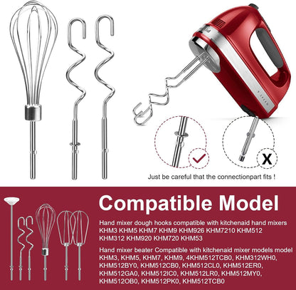 Hand Mixer Accessories and Attachments Beater, Whisk for Kitchenaid Mixers