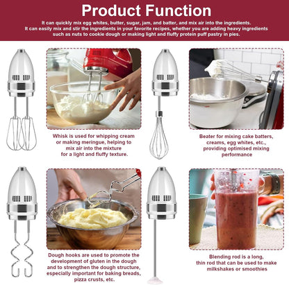 Hand Mixer Accessories and Attachments Beater, Whisk for Kitchenaid Mixers