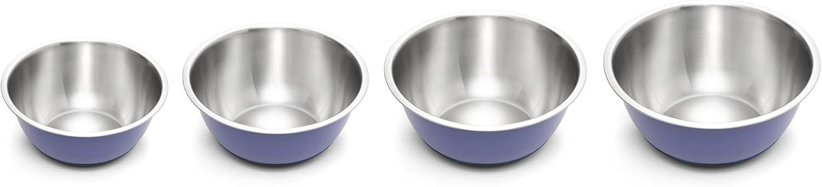 Fox Run Large Stainless Steel Mixing Bowl, 6.25-Quart, 11.75 x 5.5 inches, Metallic