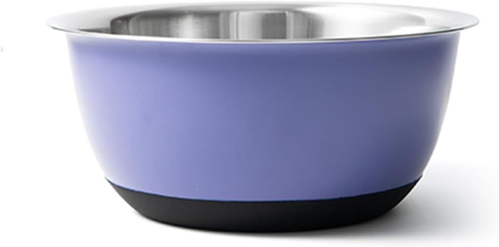 Fox Run Large Stainless Steel Mixing Bowl, 6.25-Quart, 11.75 x 5.5 inches, Metallic