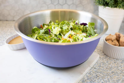 Fox Run Large Stainless Steel Mixing Bowl, 6.25-Quart, 11.75 x 5.5 inches, Metallic