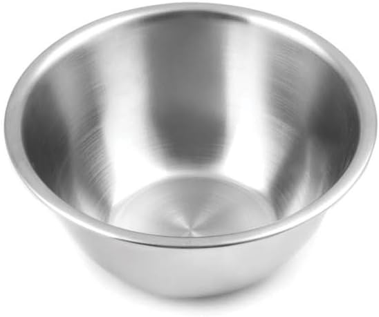 Fox Run Large Stainless Steel Mixing Bowl, 6.25-Quart, 11.75 x 5.5 inches, Metallic
