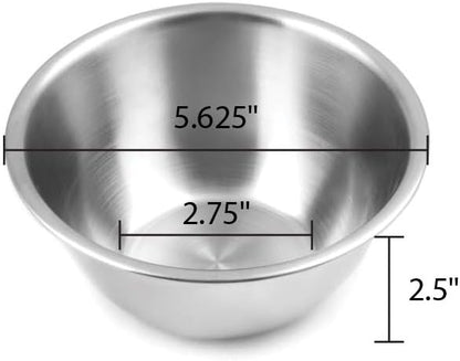 Fox Run Large Stainless Steel Mixing Bowl, 6.25-Quart, 11.75 x 5.5 inches, Metallic