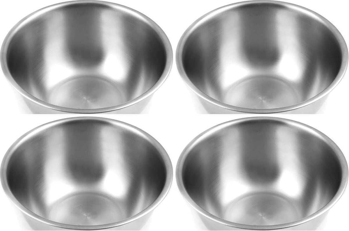Fox Run Large Stainless Steel Mixing Bowl, 6.25-Quart, 11.75 x 5.5 inches, Metallic