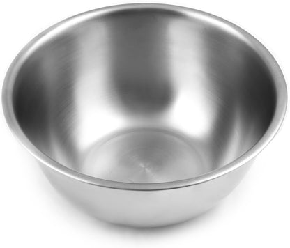 Fox Run Large Stainless Steel Mixing Bowl, 6.25-Quart, 11.75 x 5.5 inches, Metallic