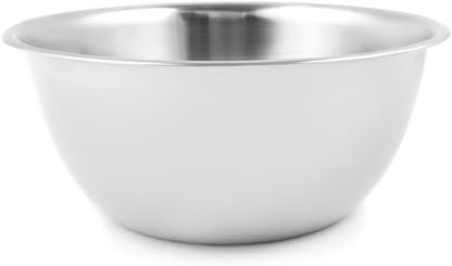 Fox Run Large Stainless Steel Mixing Bowl, 6.25-Quart, 11.75 x 5.5 inches, Metallic
