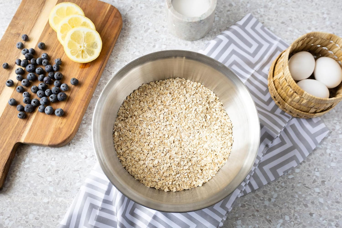 Fox Run Large Stainless Steel Mixing Bowl, 6.25-Quart, 11.75 x 5.5 inches, Metallic