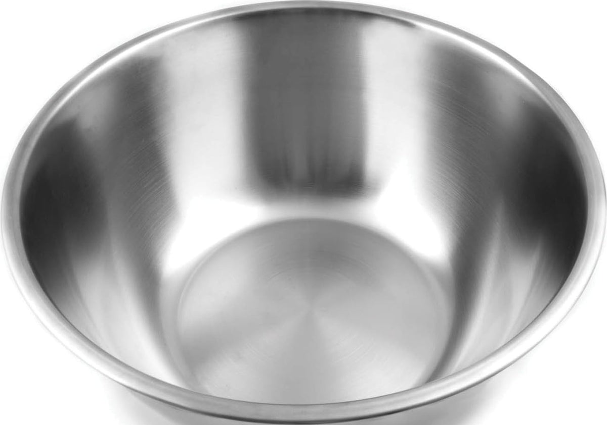 Fox Run Large Stainless Steel Mixing Bowl, 6.25-Quart, 11.75 x 5.5 inches, Metallic