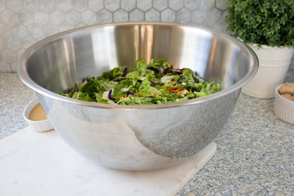 Fox Run Large Stainless Steel Mixing Bowl, 6.25-Quart, 11.75 x 5.5 inches, Metallic