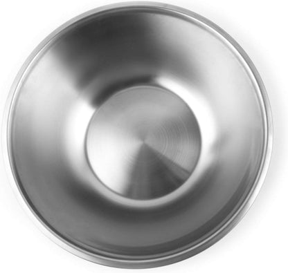 Fox Run Large Stainless Steel Mixing Bowl, 6.25-Quart, 11.75 x 5.5 inches, Metallic