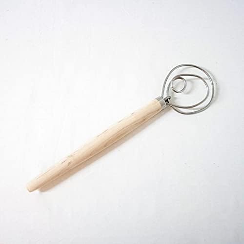 Old Country Maple Dough Mixing Whisk Baking Tool Quick Mixing 12"